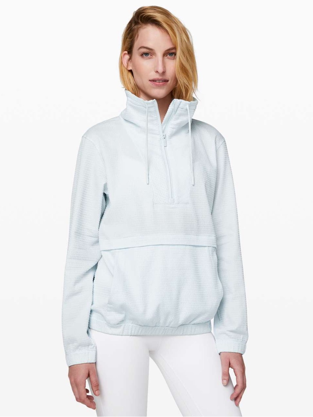 Lululemon Women’s Pack Light Pullover Jacket Almost Blue Size 8